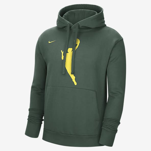 Mens Green WNBA Hoodies Pullovers. Nike